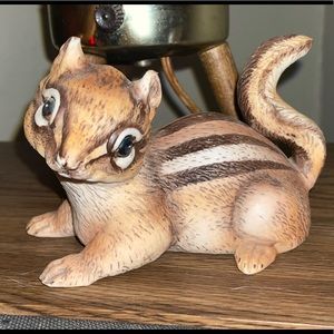 Vintage porcelain chipmunk